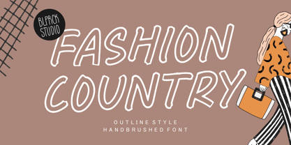 Fashion Country Font Poster 1
