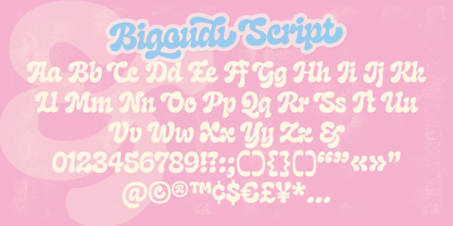 Bigoudi Font Poster 13