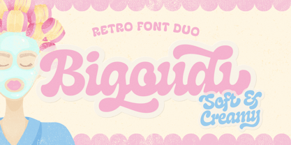 Bigoudi Font Poster 1