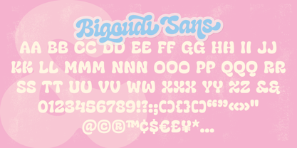 Bigoudi Font Poster 15