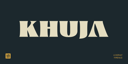 Khuja Font Poster 1