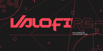 Valofire Font Poster 1