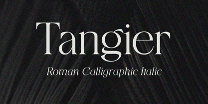 Tangier Font Poster 1