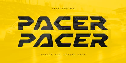 Pacer Font Poster 1