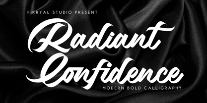 Radiant Confidence Font Poster 1
