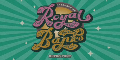 Royal Banks Font Poster 1