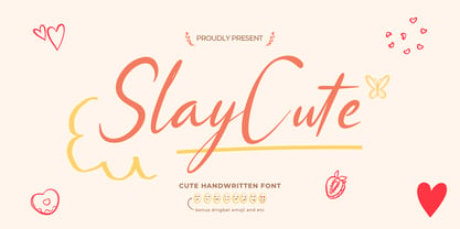 Slaycute Font Poster 1