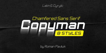 Copyman Font Poster 1