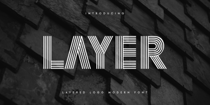 Layer Font Poster 1
