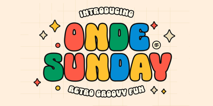 Onde Sunday Font Poster 1