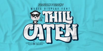 Thill Caten Font Poster 1