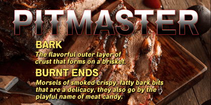 Pitmaster Font Poster 7