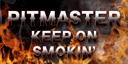 Pitmaster Font Poster 1