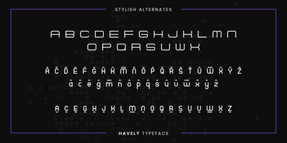 Havely Font Poster 9