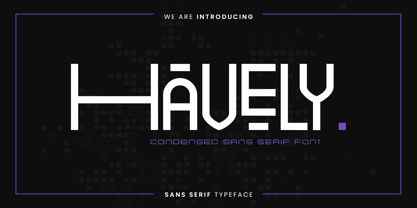 Havely Font Poster 1
