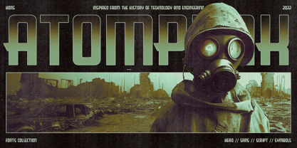 Atompunk Font Poster 1