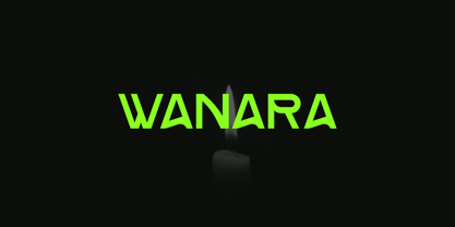 Wanara Font Poster 1