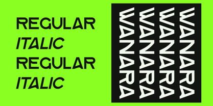 Wanara Font Poster 8