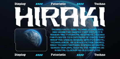 Hiraki Font Poster 2