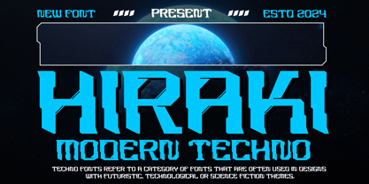 Hiraki Font Poster 1