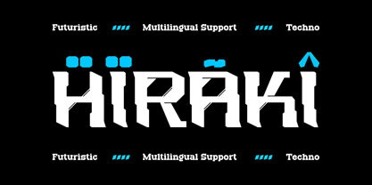 Hiraki Font Poster 6