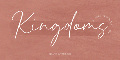 Kingdoms Font Poster 1
