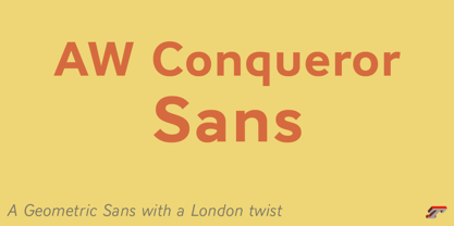 AW Conqueror Std Sans Font Poster 1