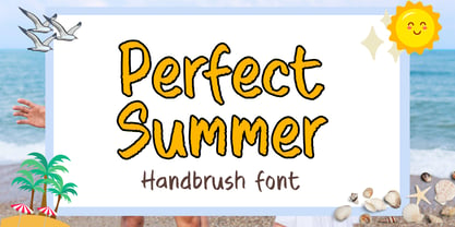 Perfect Summer Font Poster 1