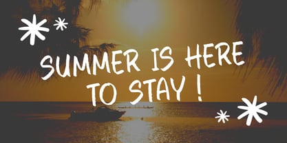 Perfect Summer Font Poster 7