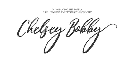 Chelsey Bobby Font Poster 1