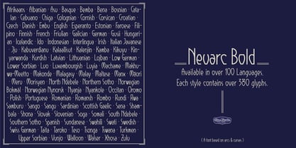 Neuarc Font Poster 7