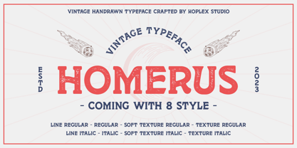 Homerus Font Poster 1