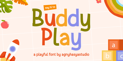 Buddy Play Font Poster 1