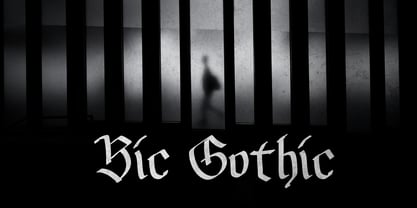 Bic Gothic Font Poster 1