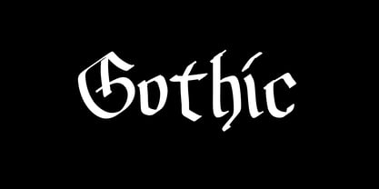 Bic Gothic Font Poster 4