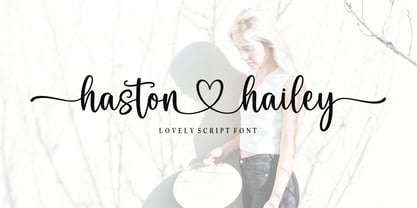 Haston Hailey Font Poster 1