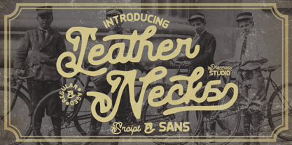 Leather Necks Font Poster 1