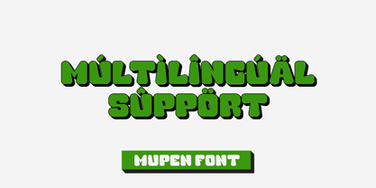 Mupen Font Poster 7