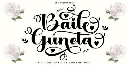 Baile Guneta Font Poster 1