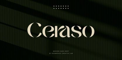 Ceraso Font Poster 1