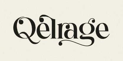 Qelrage Font Poster 1