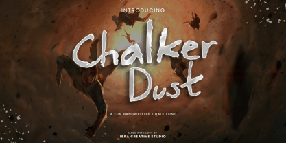 Chalker Dust Font Poster 1