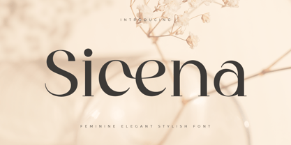 Sicena Font Poster 1