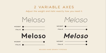 Meloso Font Poster 10