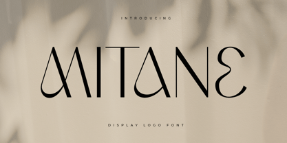 Mitane Font Poster 1