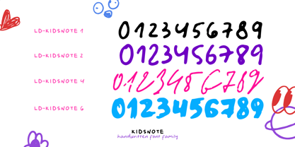 Kidsnote Font Poster 6