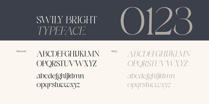 Swily Bright Font Poster 2