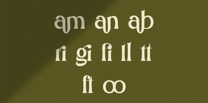 Argillites Font Poster 10