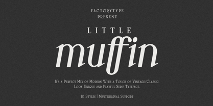 Little Muffin Font Poster 1