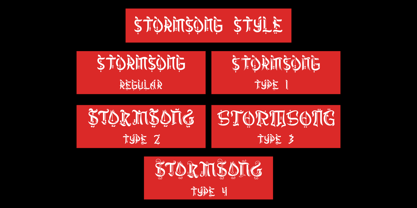 Stormsong Font Poster 10